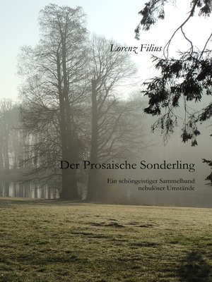 cover image of Der prosaische Sonderling